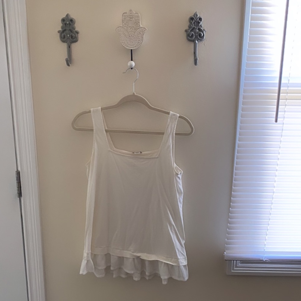 White tank top